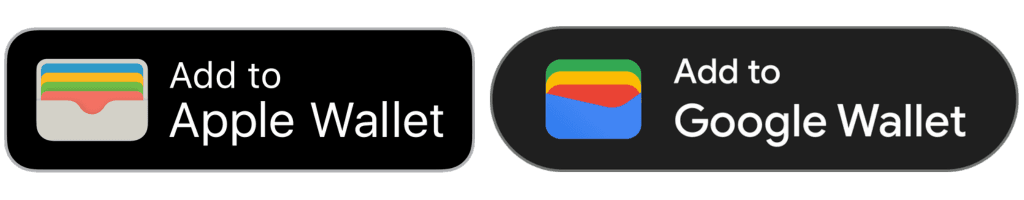 Agregar a Apple Wallet y Google Wallet